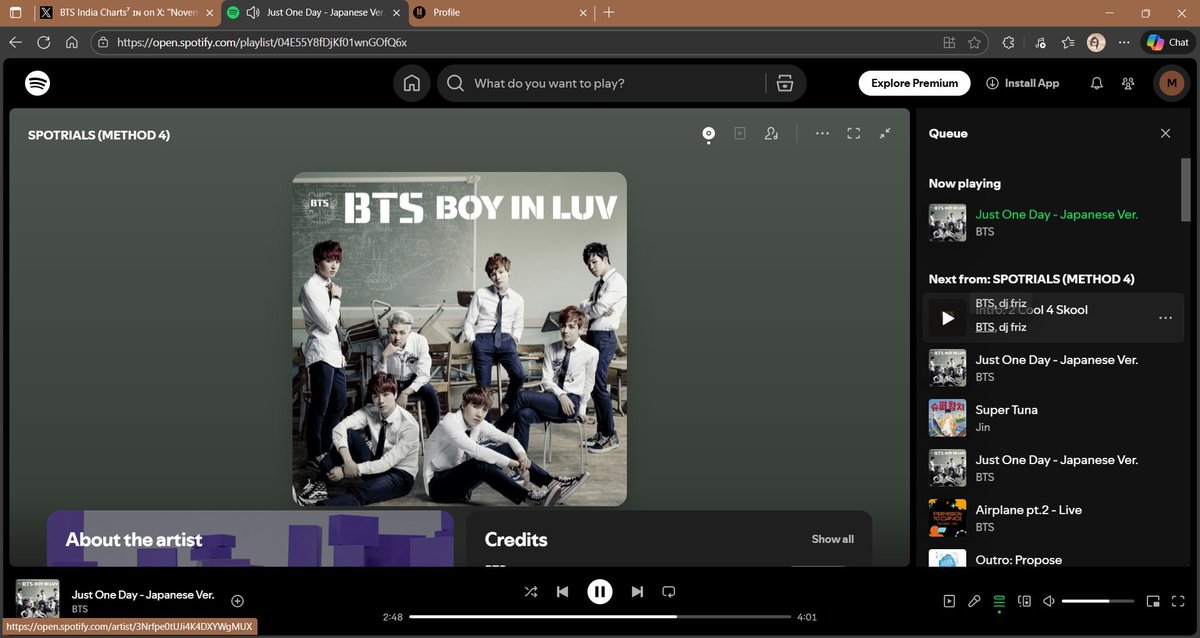 monowhee's tweet photo. @BTSIndiaCharts #SpoTrials
#TEAMWINGS
MOTS- it was announced when I moved cities and restarted life. Shadow dropped when I was on flight while panicking for updates. Also, Inner Child really resonates with me. https://t.co/zXBXg1NBtY