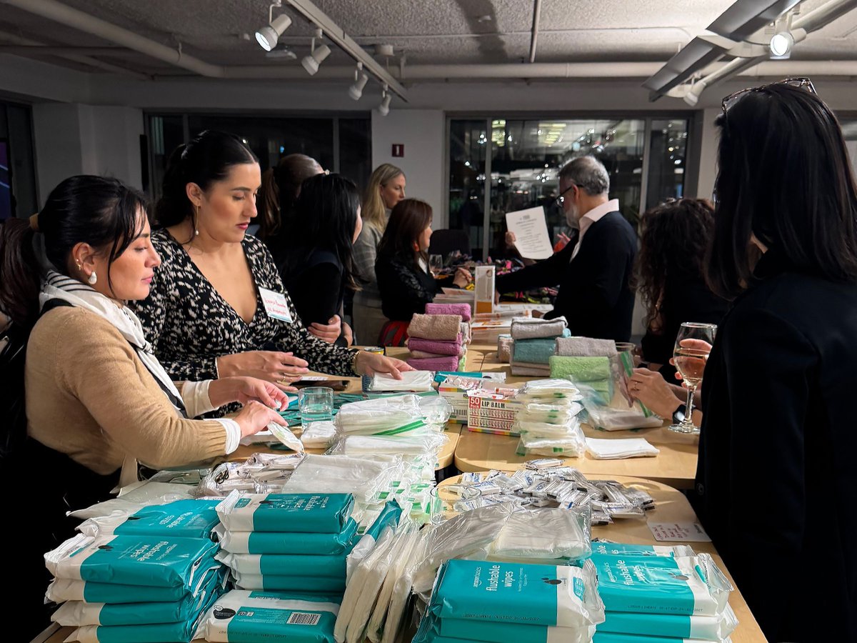 We were proud to join the Women in Healthcare, NY Metro Chapter for their annual give-back event where we assembled kits with sustainable menstrual products that will be distributed to young women in underserved communities through Days for Girls. #womenshealth #designforgood