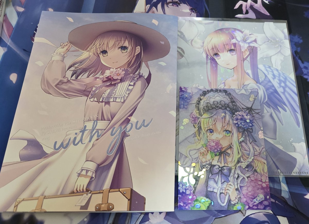 コミティア購入品 一美さん(@plasticmoon223)新刊セット+ポストカード