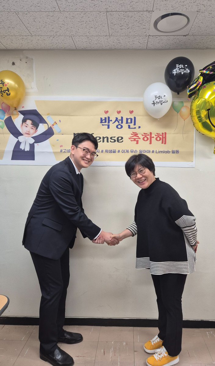LimLab_KAIST's tweet photo. Congrats, Seongmin, for your successful PhD defense~~~!!! https://t.co/dzIncQ23Jy