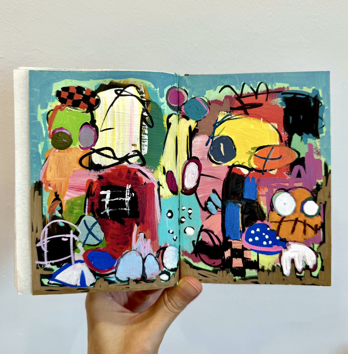 artsbyamanda's tweet image. #Sketchbook #abstractart #abstractexpressionism