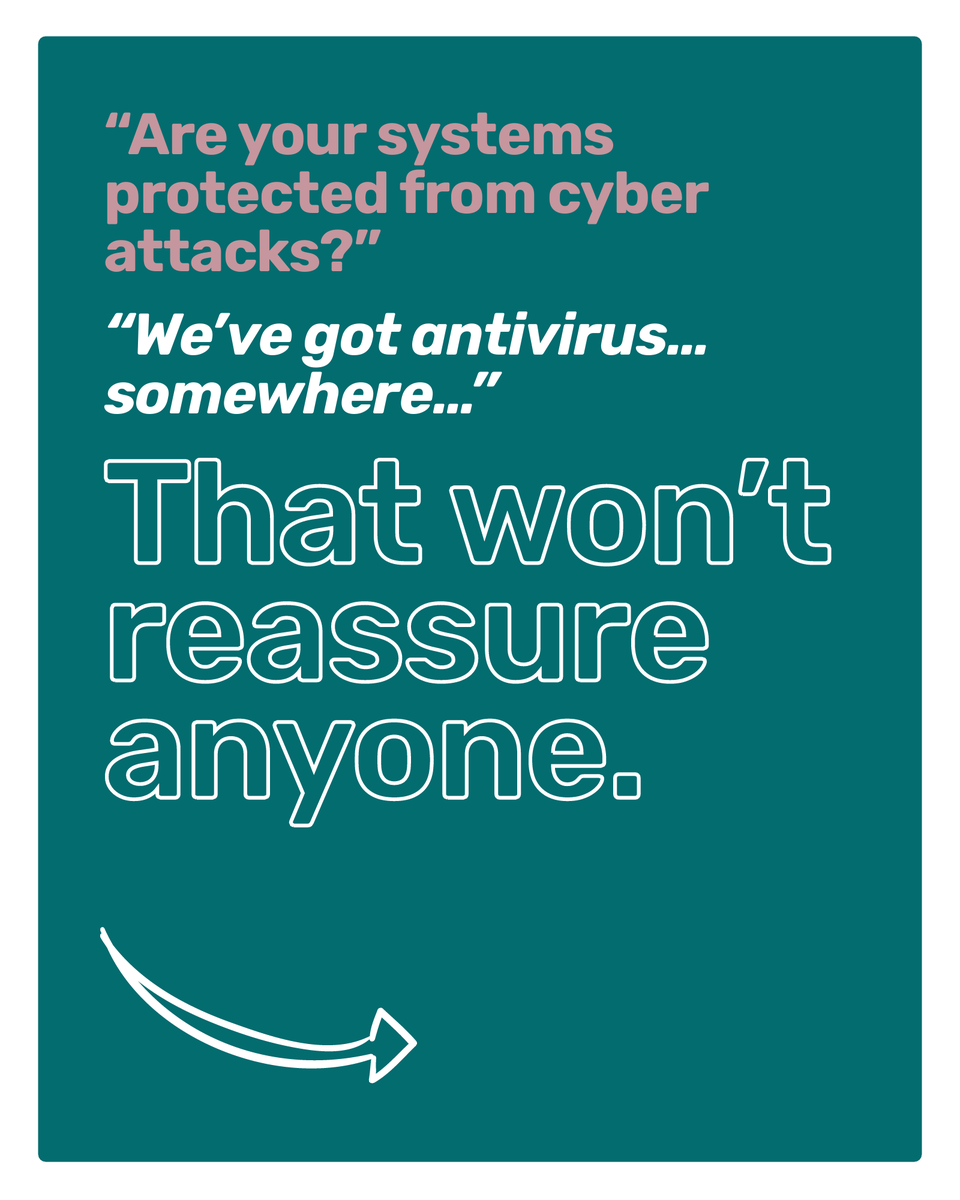 CyberShiftTech's tweet image. What if a client asked to see your security standards, right now?

Would you feel confident or caught off guard?

Clients don’t just buy on price. They want to know their data is safe. 

If you can’t prove it, you could lose the deal.

Here’s how to get prepared…