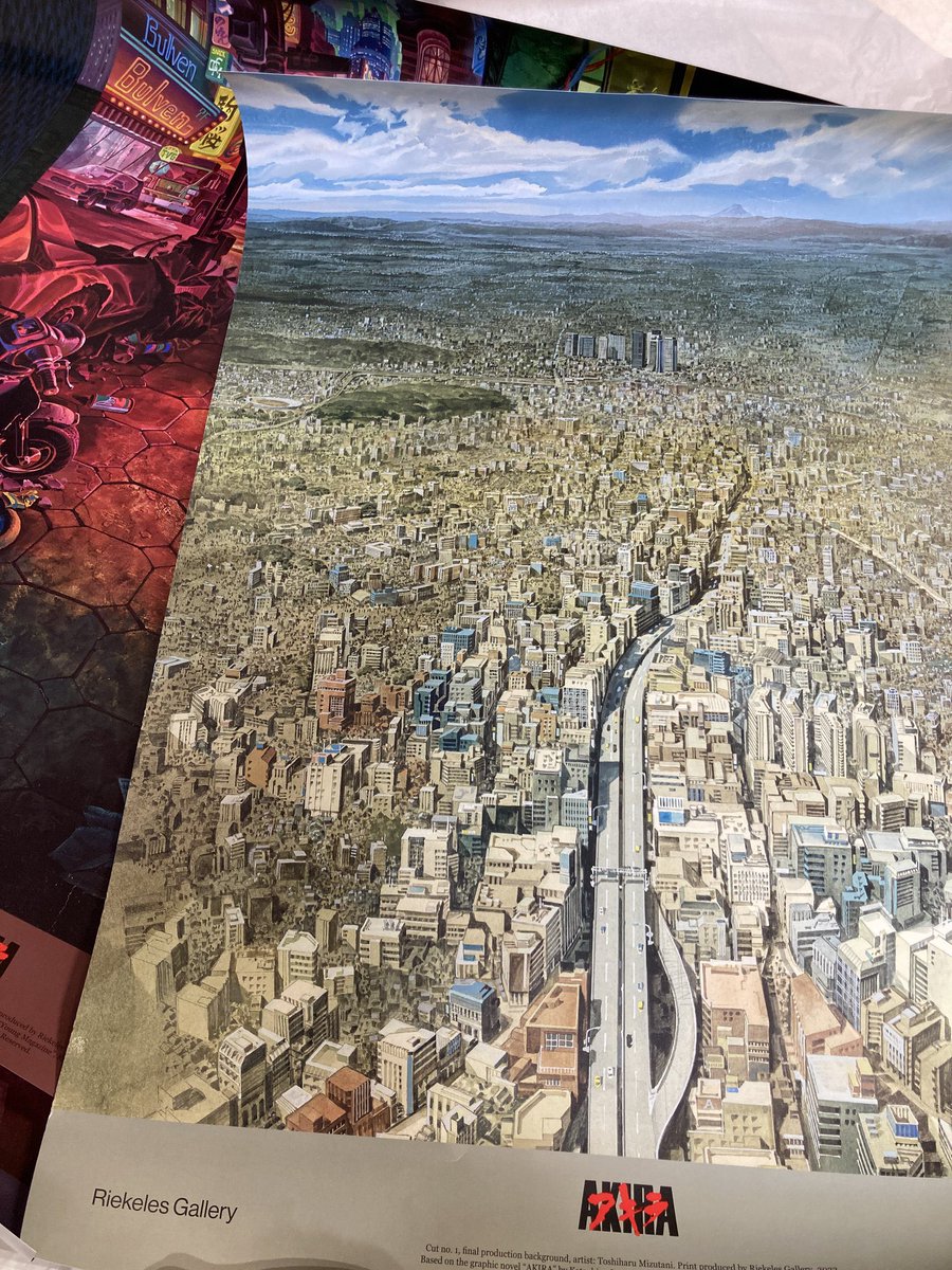 AKIRA cut No.0084 ポスター Riekeles Gallery AKIRA』cut No.0084