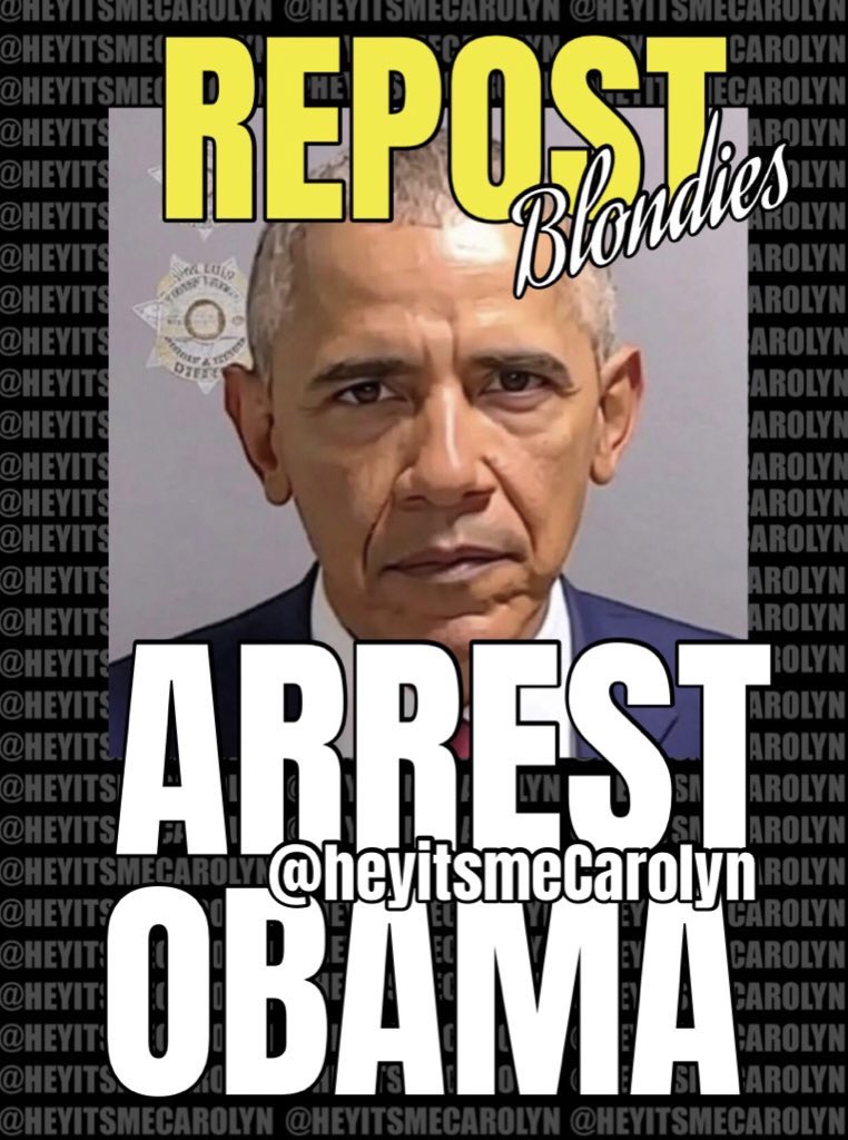 heyitsmeCarolyn's tweet image. Do you think Barack Obama will ever be arrested for TREASON? 🤔

YES or NO