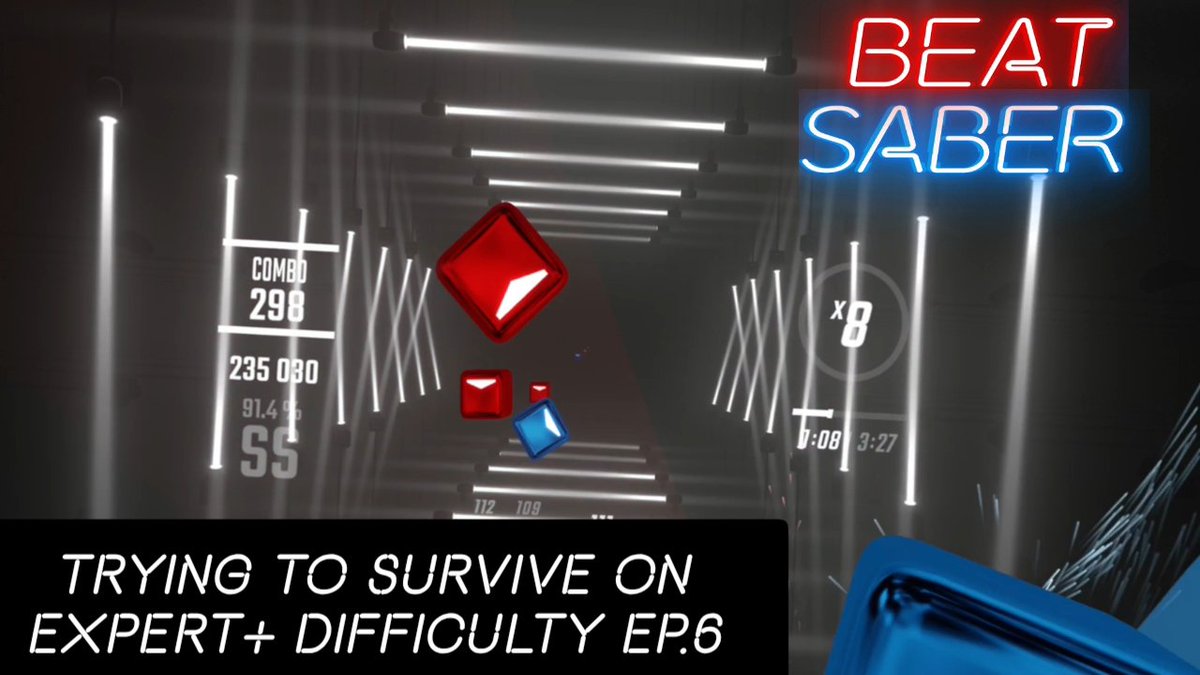 This will be the last episode of the worst Beat Saber player trying to survive on expert+ difficulty with some levels.

youtu.be/3i3RzK-XJfQ?si…