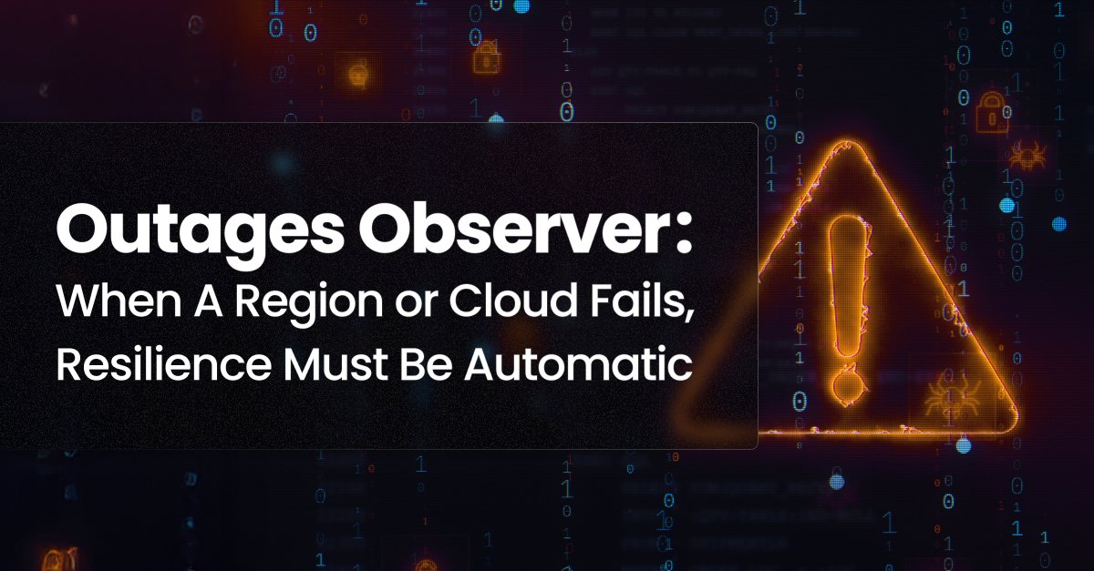 CockroachDB's tweet image. What do the recent outage events teach us about hidden dependencies, cloud monoculture, and why survivability has become the new scale metric? 

We break it down here: cockroa.ch/43MiJ91