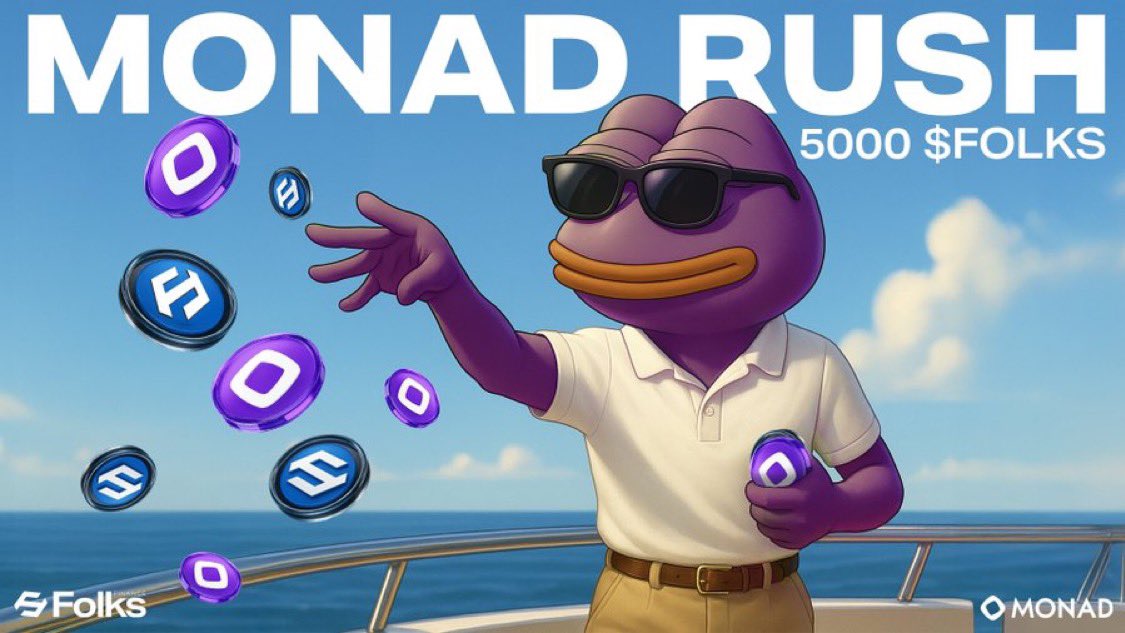 Introducing the Monad Rush 🟣🔵

A full month of incentives fueling the new <a href="/monad/">Monad (mainnet arc)</a> markets, starting with 5,000 $FOLKS on Nov 25.

Folks Finance will be amongst the first DeFi apps rewarding users on Monad mainnet.

Get ready to farm $FOLKS for the first time ever.