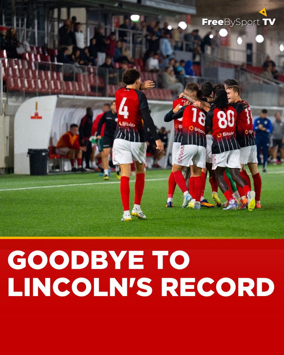❌🇬🇮 Goodbye to Lincoln's record

 Following their draw against St Joseph's, they said goodbye to their European record of a perfect winning score, having won all the matches they had played with 7 consecutive victories