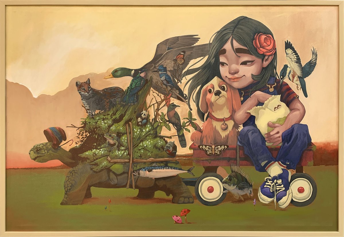 BebeWahyu's tweet image. May this painting find its way into the hands of the right collector. | @objktcom @objktone 
objkt.com/tokens/open_ob…