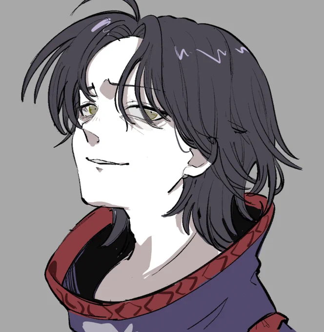 二日酔いのなか フェイタンかいてみた。 イメージで描いてしまったので髪型しっくりこないー今度ちゃんと見てリベンジだね