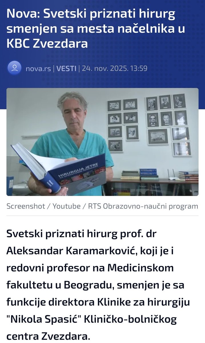 Smenio ga papan iz SNSa koji ne moze ni vanredni profesor da postane...
Kamen bi pokvarili🤬🤬🤬