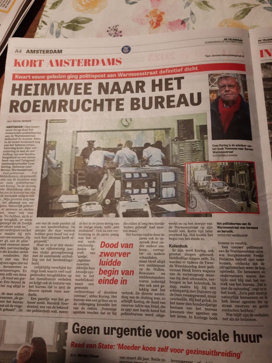 Nu in de boekwinkel en via internet : #Heimwee naar #bureau #Warmoesstraat. #Amsterdam #Wallen