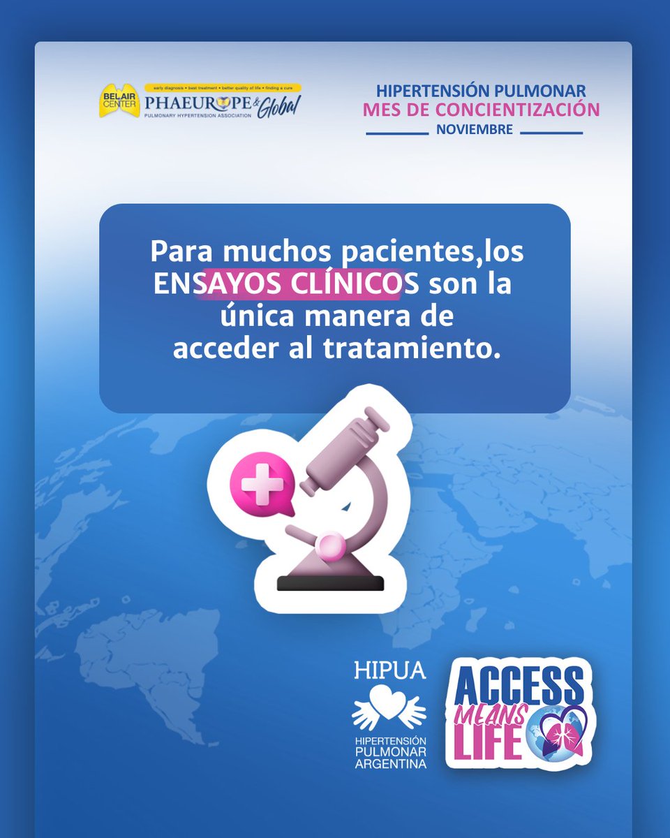 HIPUA's tweet image. Para muchos, los ensayos clínicos son la única vía de acceso al tratamiento y a la vida. Sin embargo, pacientes con #HP, especialmente niños, siguen insuficientemente representados. Con apoyo de autoridades, industria e investigadores, podremos garantizar un acceso equitativo.