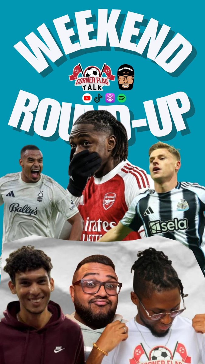 CornerFlagTalk's tweet photo. 🔥 Ebere Eze is getting all the love right now — and rightfully so — but are we talking enough about Leandro Trossard?! We dive into that PLUS tough losses for Liverpool &amp; Man City 😬🔥 So much to unpack in this week’s episode! Tap in👇🎙️

https://t.co/GFX48HLZG0 https://t.co/UuFnMWUueA