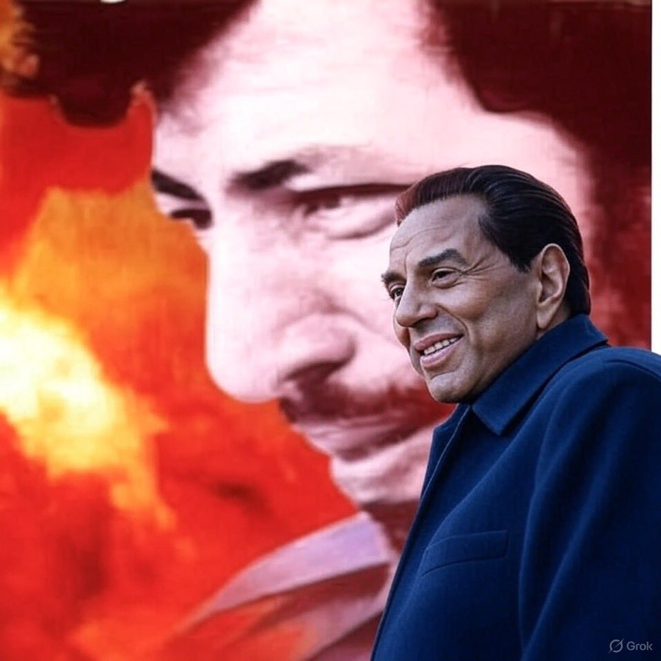 Welcome Brother…says Gabbar 💔…#DharmendraDeol