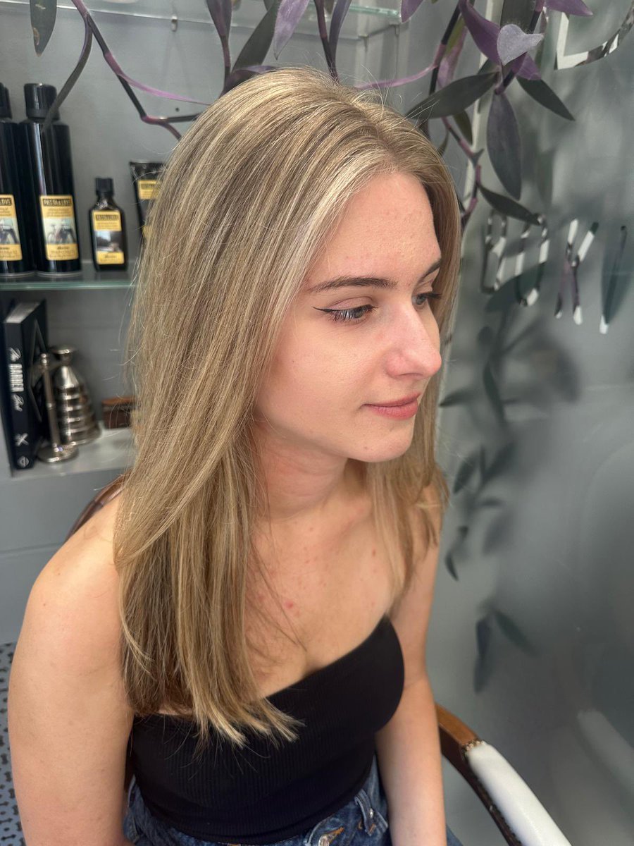 BOKIsHair's tweet photo. Soft natural blonde 🤍 colour created by Andrea ✨

#blonde #bokishair https://t.co/nHOrH323fa