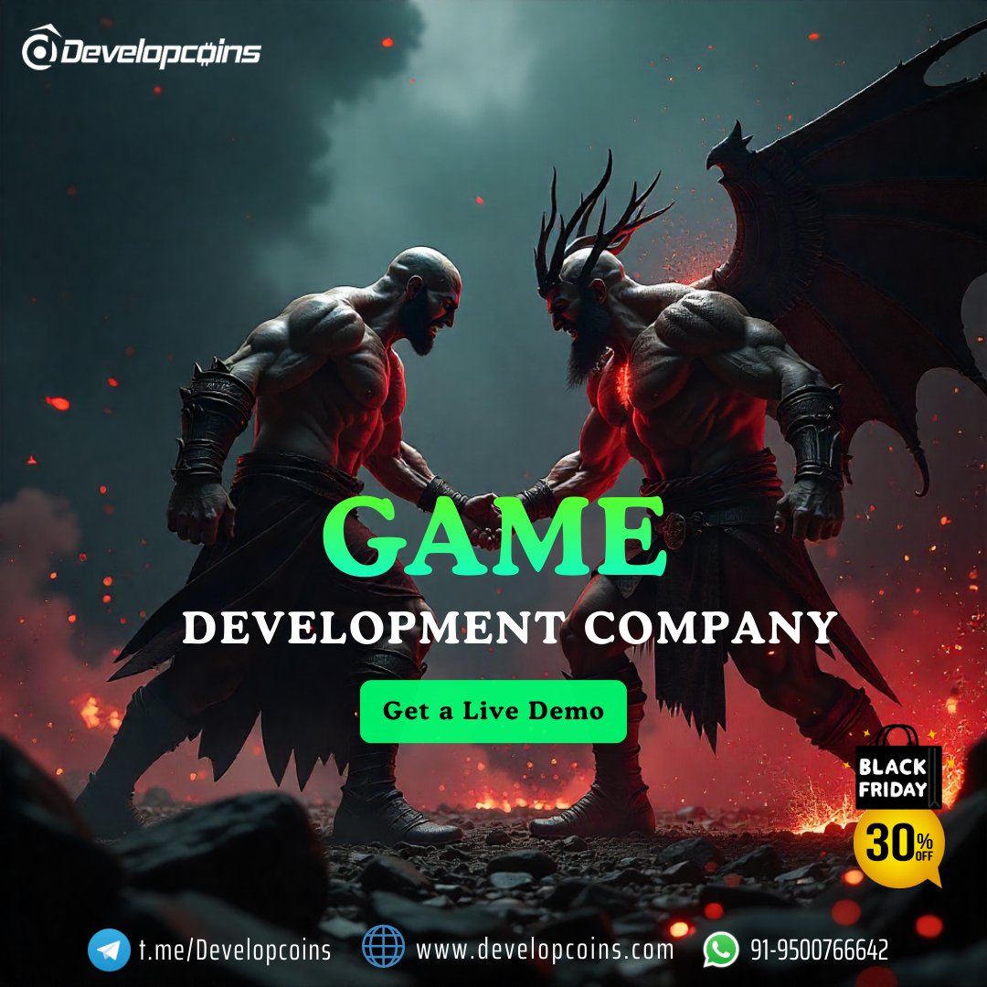 developcoins's tweet image. Gamers are leveling up… so why shouldn’t your business? 

This Black Friday, Developcoins is rolling out exclusive offers for brands ready to build their next big game!

Let’s turn your game idea into a global hit &amp;gt;&amp;gt; developcoins.com/game-developme…

#Australia #Canada #Germany #France