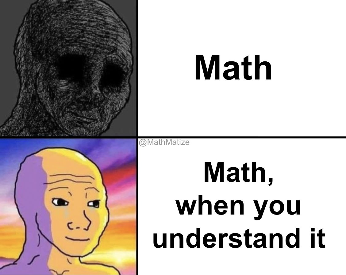 MathMatize's tweet image. It&apos;s all so beautiful and simple