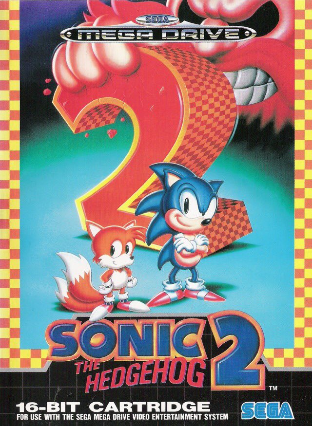OnThisDayGaming's tweet image. Sonic the Hedgehog 2 for Genesis/Mega Drive was released on this day in North America &amp;amp; Europe, 33 years ago (1992)