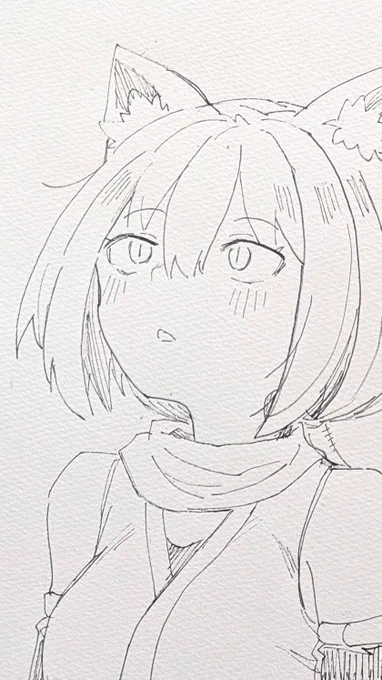 改めまして本日コミティア会場で本を手に取っていただいたりお声がけいただいたり、どうもありがとうございました。差し入れも超感謝でございます!

画像は今日描かせていただいたスケブより。ペン先が滅びてて失礼しました…新しいの用意しとかなきゃ。次は2月ティア参加予定です。おやすみなさい! 