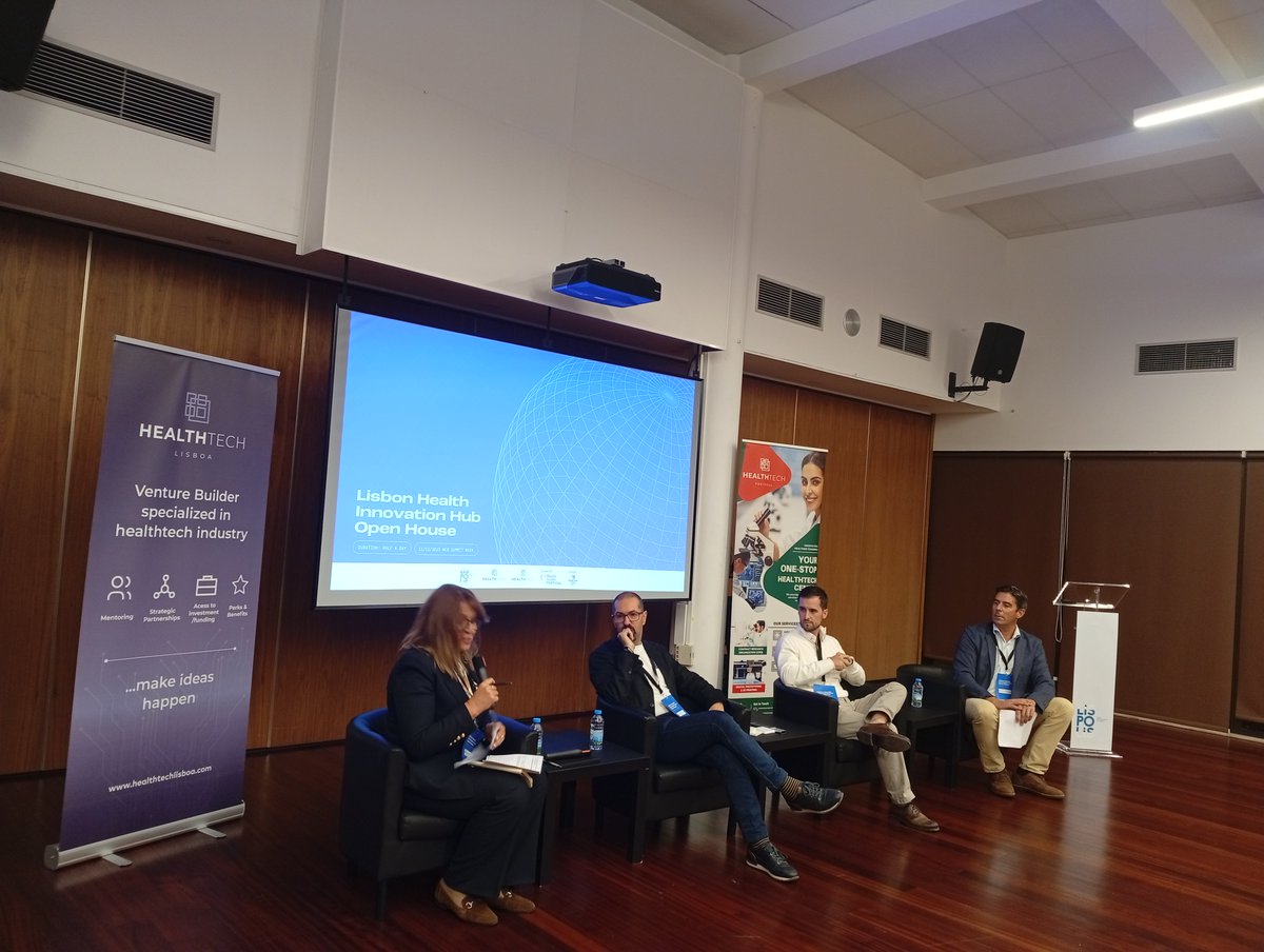 lispolis_'s tweet image. Lisbon Health Innovation: recebemos startups, investidores, líderes de saúde e especialistas tech para debater o futuro da inovação em saúde digital. 
O Prof. Joaquim Ferreira (CNS) foi keynote da sessão, trazendo a sua visão sobre os desafios da transformação digital na saúde.