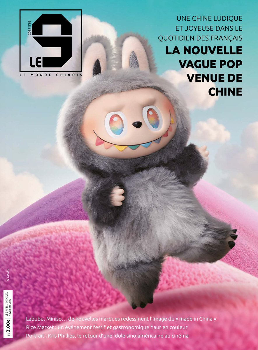 Le9Magazine's tweet image. Le 88e numéro du 9 est disponible ! Retrouvez notre dossier sur la nouvelle vague pop venue de Chine