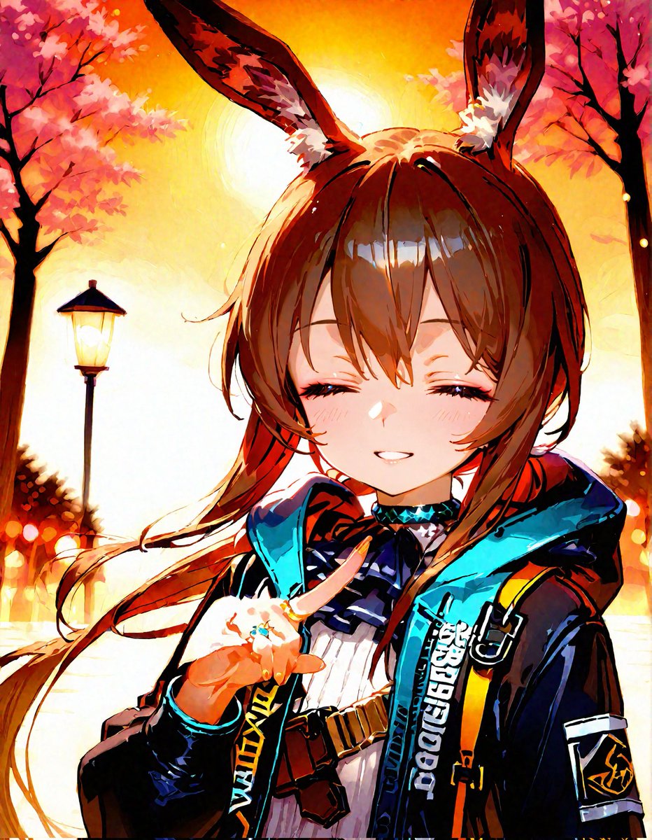 皆さん、こんこんにゃ～🦊🐱 アーミアちゃんです😊 彼女の笑顔が平和の