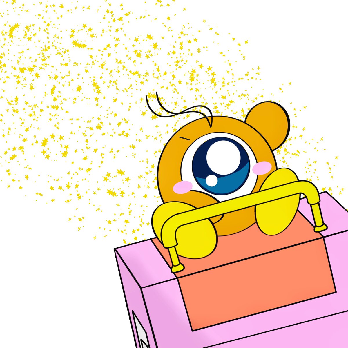 Plus_comet's tweet image. 初描きドゥ君(ワゴンスター)
#星のカービィ #カービィイラスト