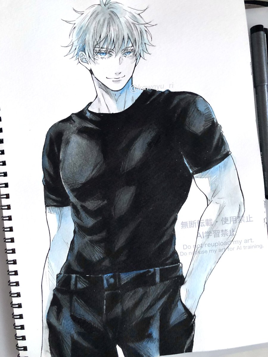 kawayu_ri's tweet image. 黒T先生