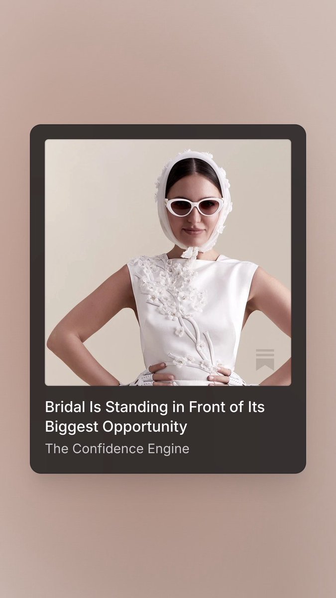 Dressit AI built the solution from lived experience to weather the tariff situation for bridal designers. open.substack.com/pub/beccawenni…