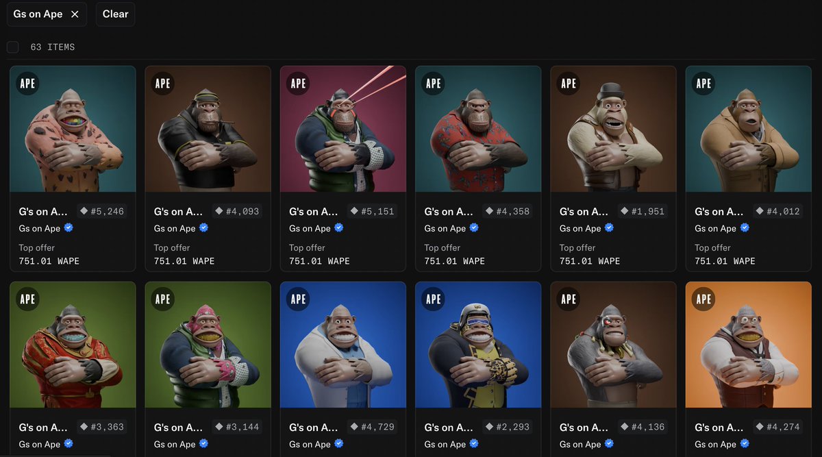 Most projects build a tent in the middle of the crypto jungle. When the bear comes... gg.
You deserve a house. Bet on real builders. <a href="/GeezOnApe/">GeezOnApe</a> 
Just addes some more Gs. 🔥🔥🔥