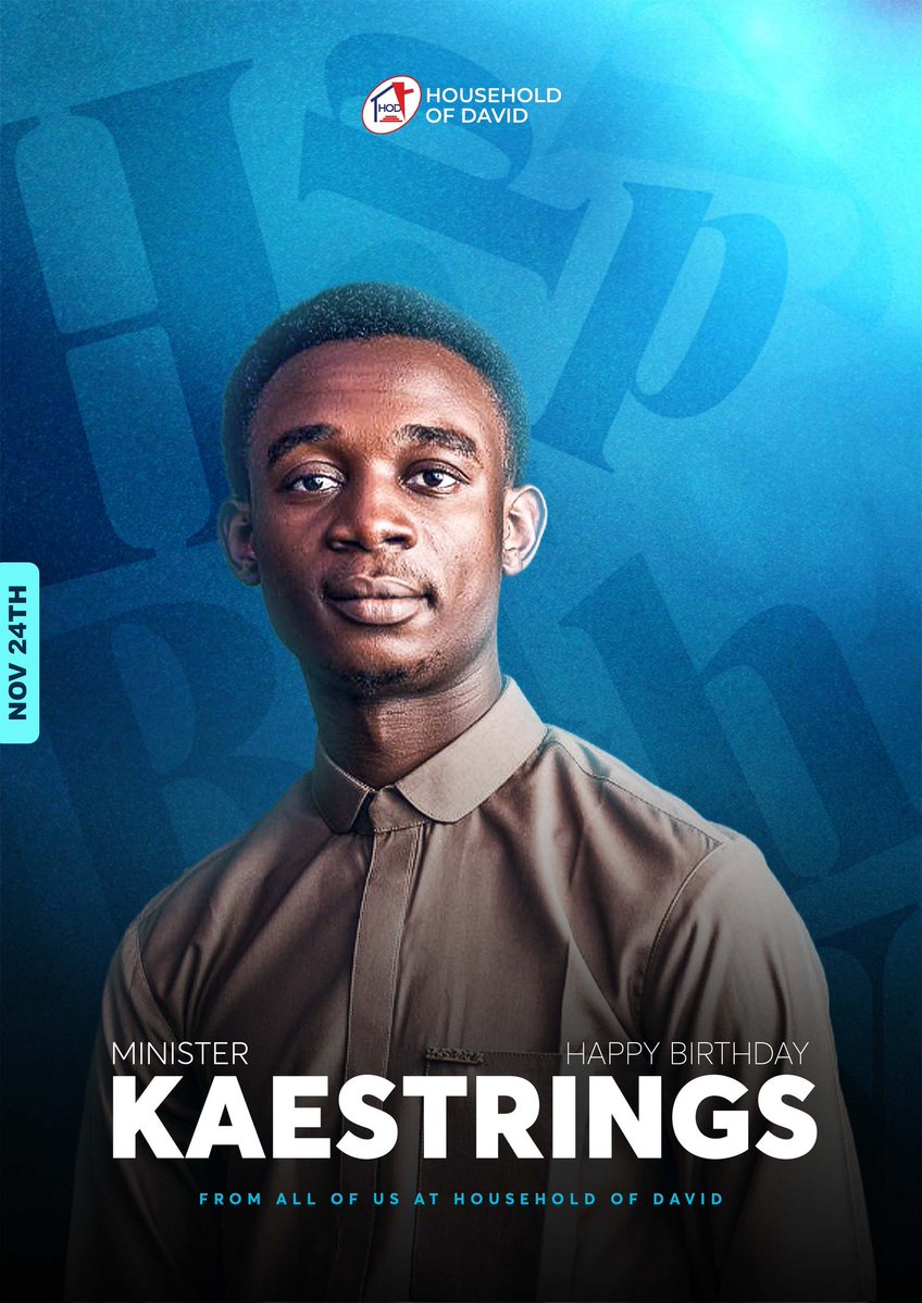 HODChurchNG's tweet image. Happy birthday, Min Kaestrings!

We pray for more grace and anointing upon your life, Sir. 

May the Lord continually use you to reach nations for His Kingdom. May your voice resound around the world touching lives and bringing them to Christ. 

We love and appreciate you, Sir.