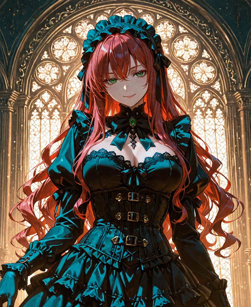 j0rd0n's tweet image. Light from the cathedral windows framed her like a figure pulled from an old legend.