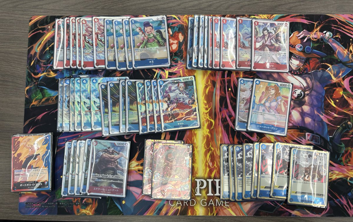 #天竜杯 
たくさんのご参加ありがとうございました！

🏆【紫ドフラミンゴ/ふぁけのこ選手】
🥈【青紫サンジ/じろー選手】
ベスト4
【緑ボニー/かびごん選手】
【赤青エース/小穴選手】

本日は紫ドフラが見事優勝🎉
準優勝は青紫サンジ！
おめでとうございます！

天竜杯は明日も開催！