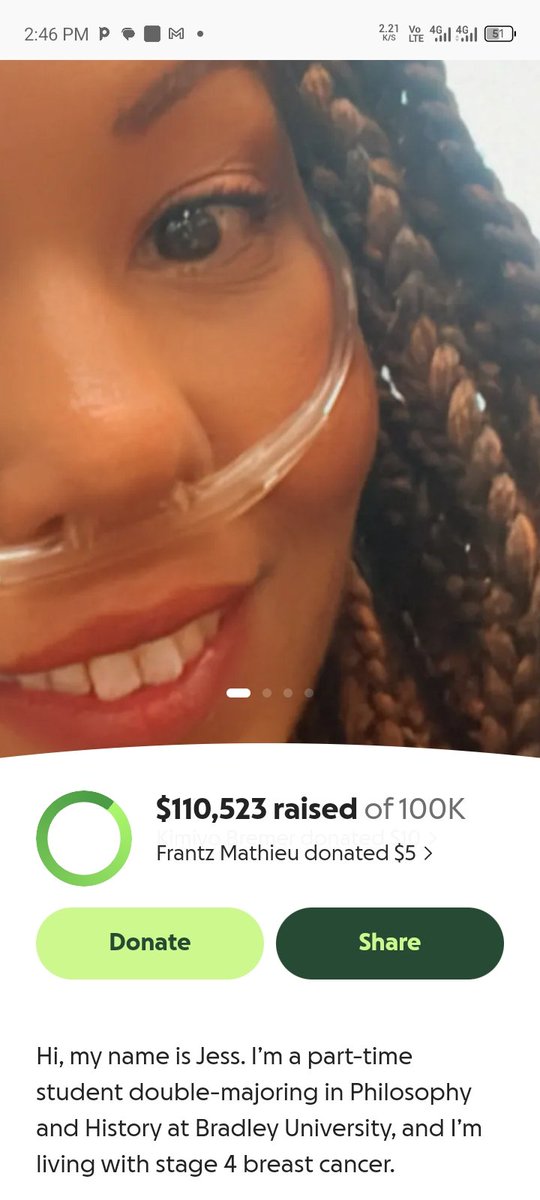 FundRaisingProz's tweet image. Proud to have managed this campaign, which raised over $110K for Jess&apos;s fight against stage 4 breast cancer.
Need a dedicated campaign manager who delivers results like this? I&apos;m ready to take on your next challenge. Let&apos;s talk!
#CampaignManager #FundraisingSuccess #ClientResults