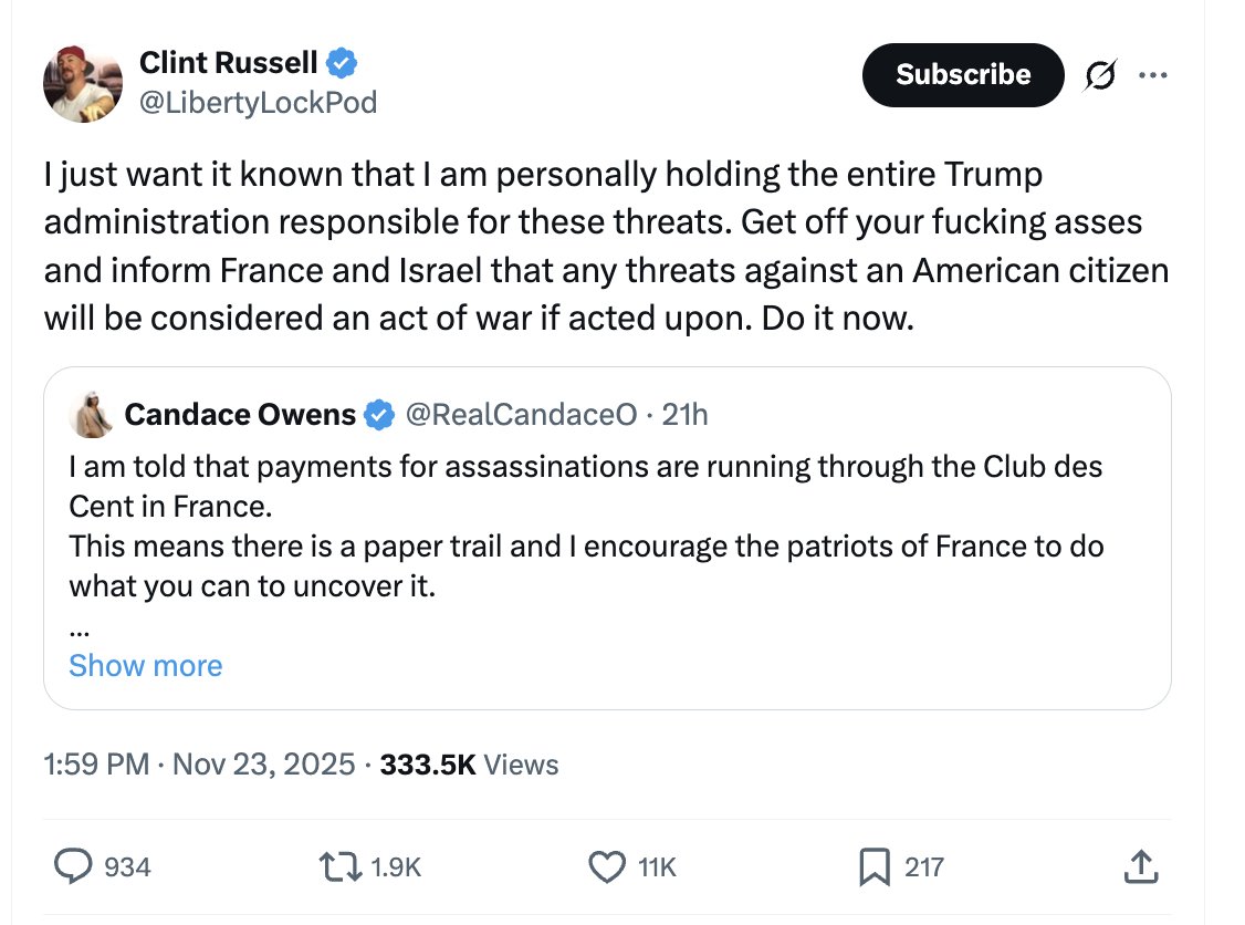 Michael Tracey tweet media