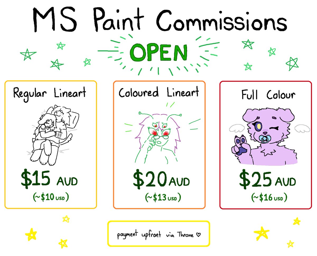 quoipi's tweet photo. Commission information!! Feel free to DM me if you're interested!! <3 https://t.co/cm1muw5XHj