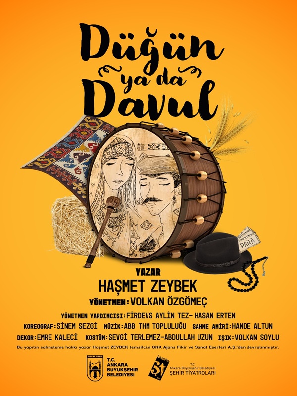 Ankara Büyükşehir Belediyesi'nin katkılarıyla Düğün ya da Davul oyununa ücretsiz davetiyelerinizi linkten temin edebilirsiniz. 

26 Kasım Çarşamba
saat:20.00
Ulus Gençlik Parkı Büyük Sahne

ankaratiyatrofestivali.org/festival-progr…