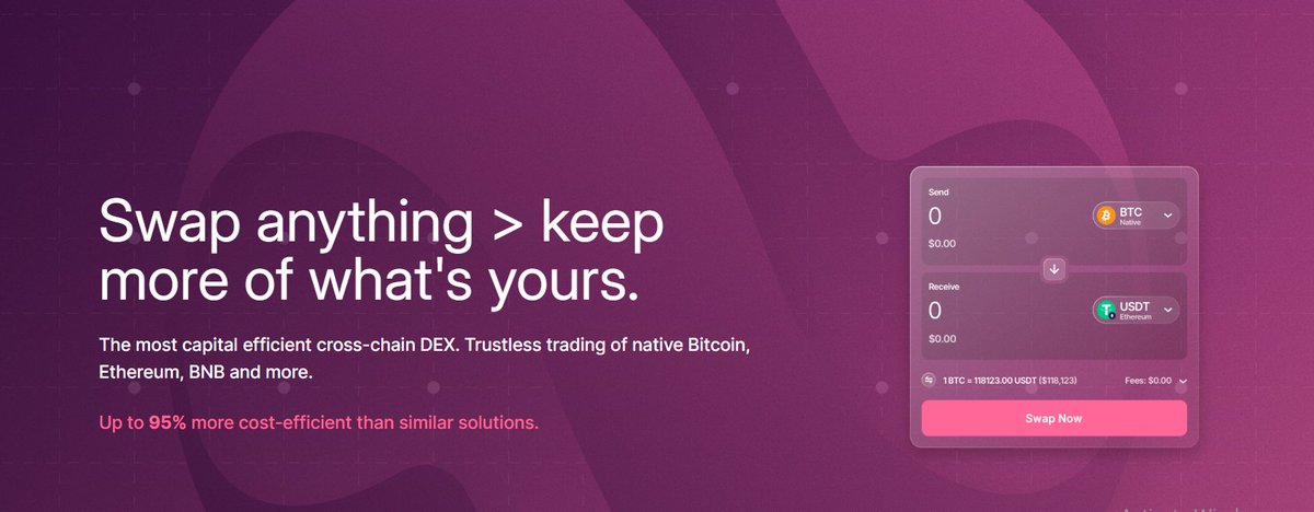 Pact Swap is the most capital-efficient cross-chain DEX. Trustless trading of native Bitcoin, Ethereum, BNB , litecoin, tron and Dogecoin.

Let's look at Pact Swap number:
- 24 hr volume: $130K
- Total number: $3.9M
- Total Swaps: 21,000
- Unique users: 4220
- Connected chain: 7