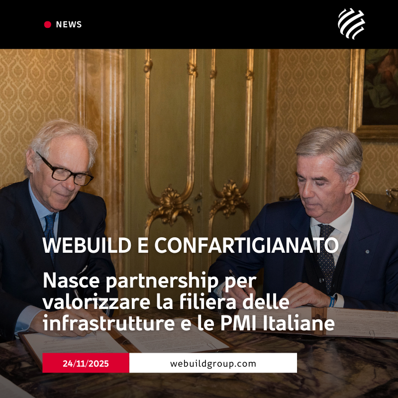 Webuild_Group's tweet image. 🇮🇹 🤝 #webuild e Confartigianato Imprese insieme per favorire l’accesso delle #PMI italiane alla catena di fornitura delle grandi #infrastrutture e contribuire a un Sistema Paese più competitivo.

🏗️Un&apos;intesa strategica che punta a favorire l’inclusione delle PMI nella filiera…
