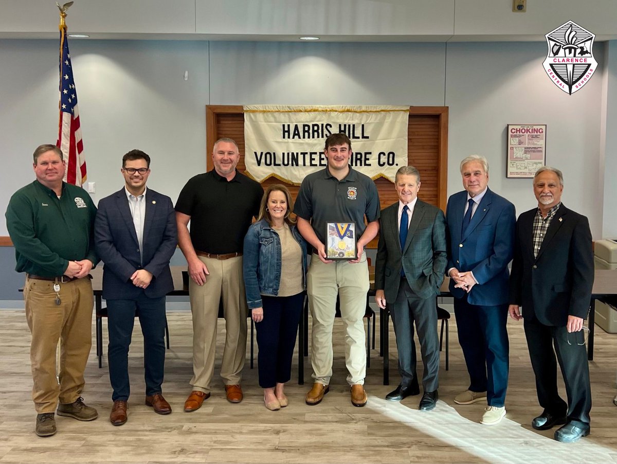 ClarenceCsd's tweet image. Congrats to @CHS_Devils senior Brody Kaufman, who received a New York State Senate Liberty Medal by @senatorgallivan for a heroic rescue of a kayaker. The award is one of the highest civilian honors for a New York resident.  Read more: clarenceschools.org/p/~board/headl… #ClarenceProud