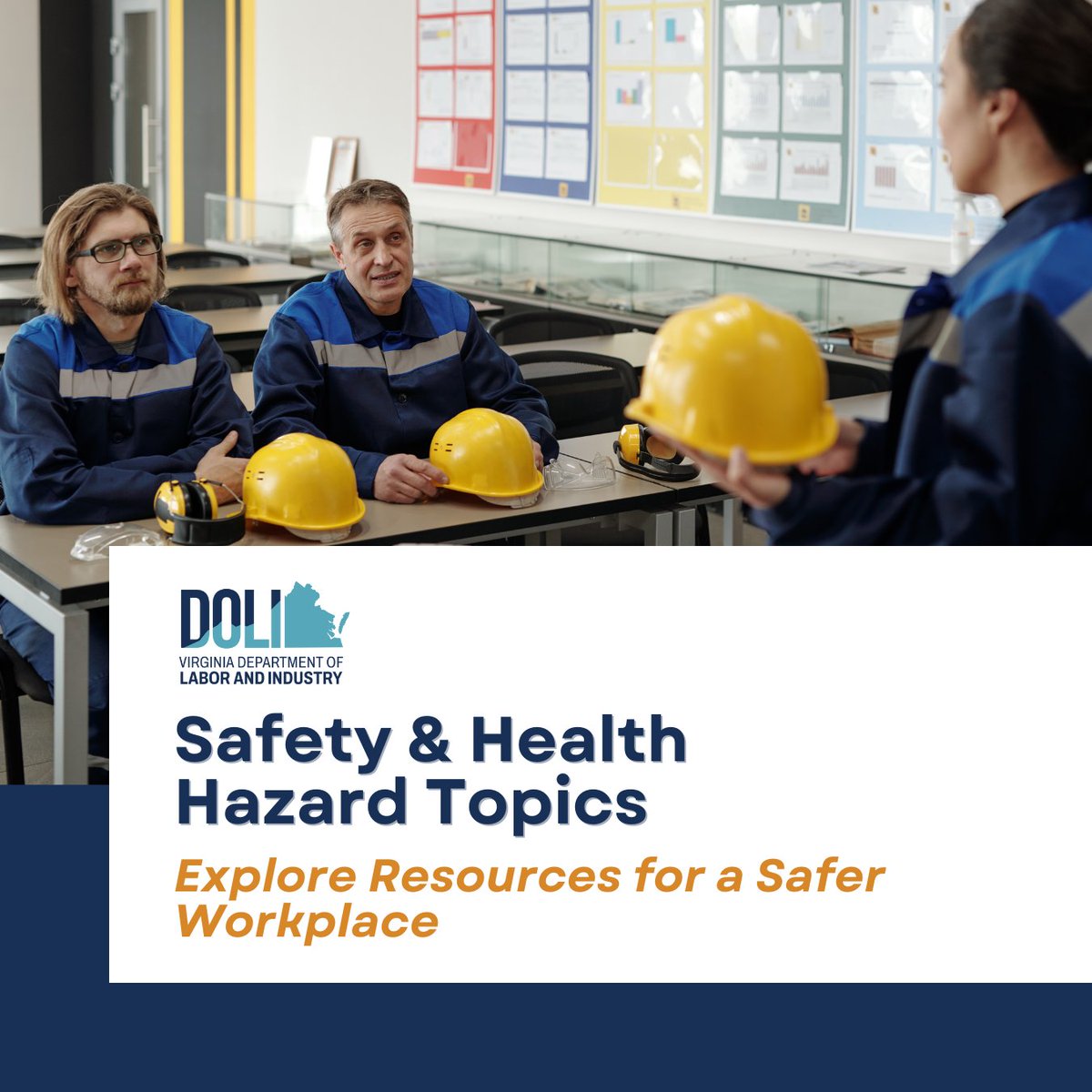 We’re committed to supporting safer workplaces across Virginia. Explore our collection of resources covering safety and health hazards, prevention tips, and more.

Learn more: doli.virginia.gov/resources/safe…