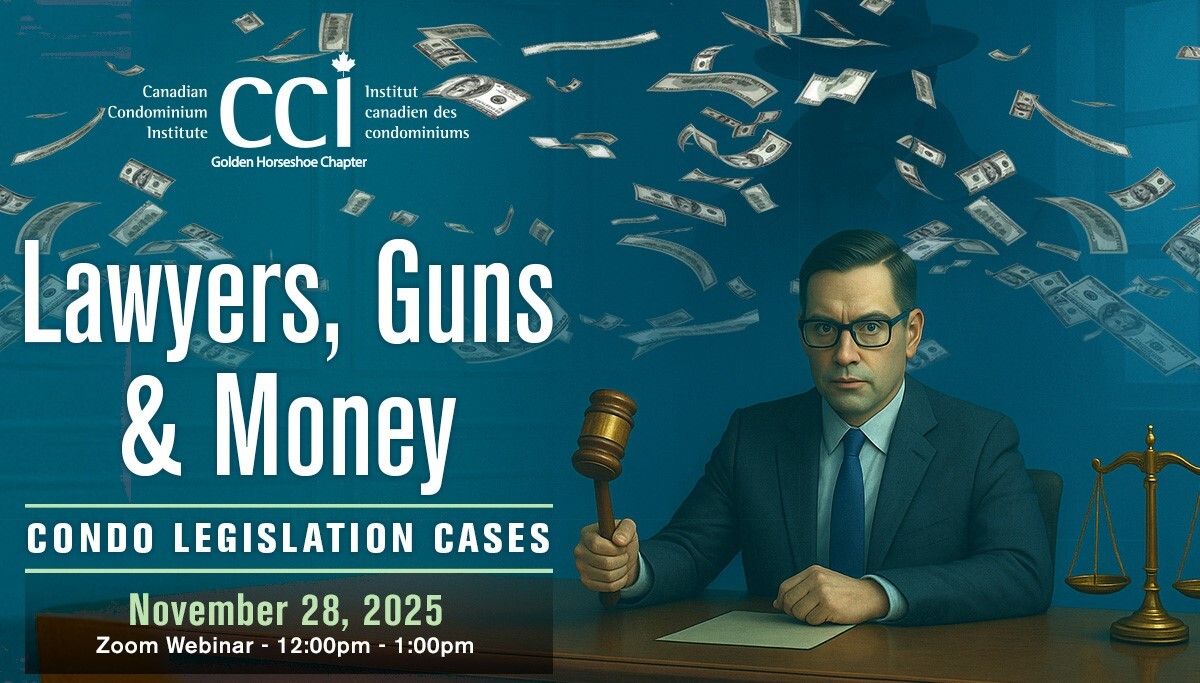 CCIGHC's tweet image. Join us for Friday&apos;s Free Webinar

Don’t miss this annual legal roundup—it’s your roadmap to understanding the cases that will shape condo governance in 2026 and beyond.

cci-ghc.ca/events/2025/11…

#CCI-GHC #condolaw #LegalPanel #webinar