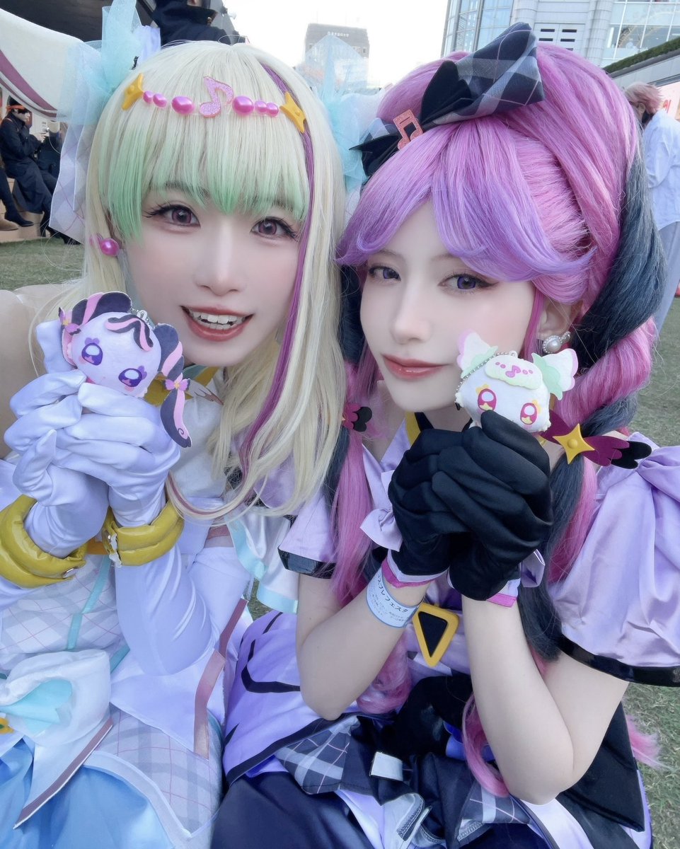 teMi_chi's tweet image. 今日は念願のTDCでズキューンとキッスでした🤍🖤
とっても楽しかった〜！

 #コスフェスTDC