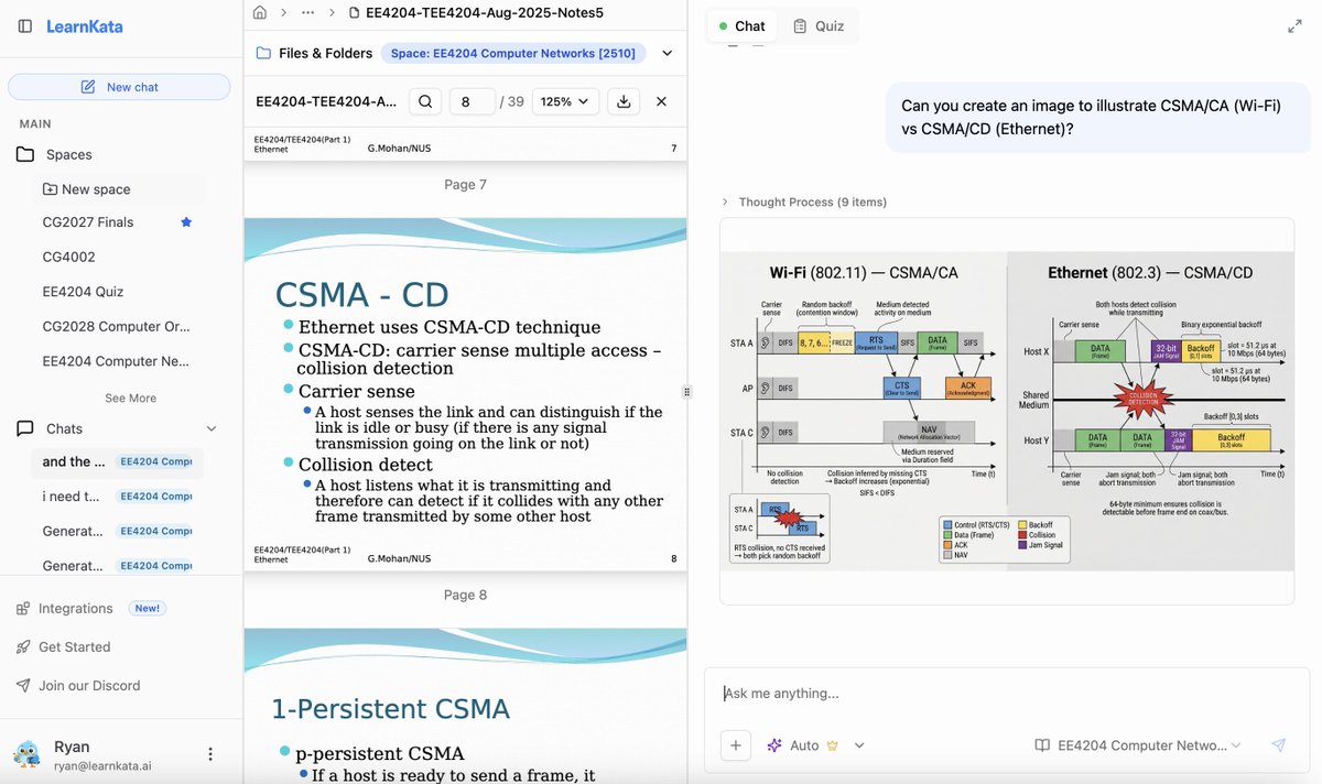 ryanlohyr's tweet image. LearnKata can now turn your boring lecture notes into visual, digestible infographics.

Cooked up with Nano Banana Pro 🔥

Google absolutely cooked