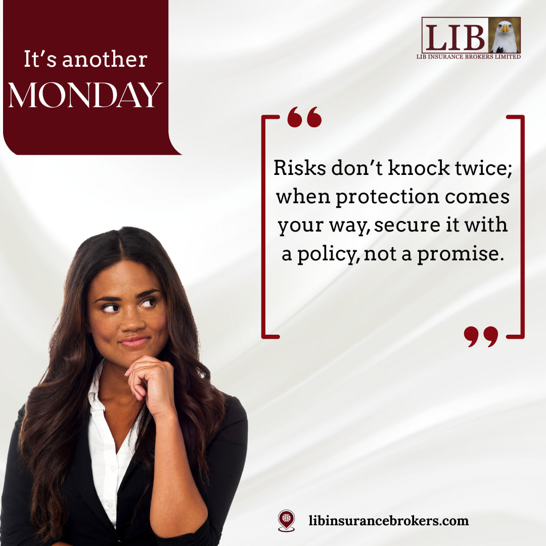 BrokerLib's tweet image. Mondays are for planning ahead.💫 

“Storms are inevitable; the smartest people prepare with coverage big enough to weather them.&quot;
Be the smart one this week.👍

#InsuranceMatters 
#StayProtected 
#SmartCoverage 
#PeaceOfMind
#RiskManagement
#libinsurancebrokers