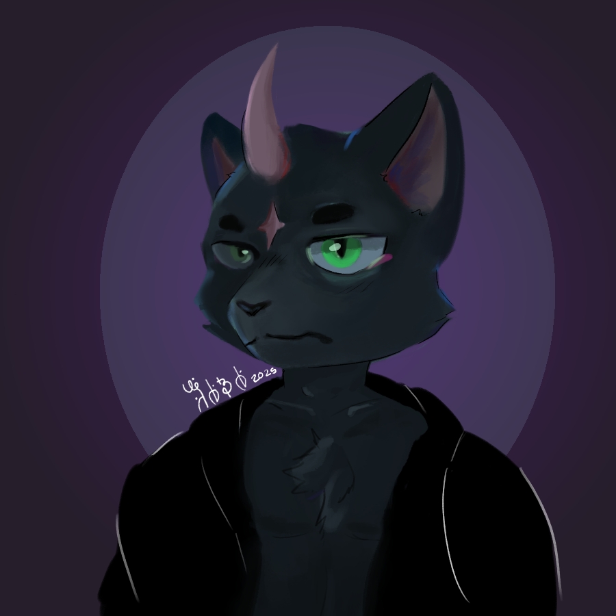 SpiritFoxKusu's tweet image. dibujé esto como practica de pintura.