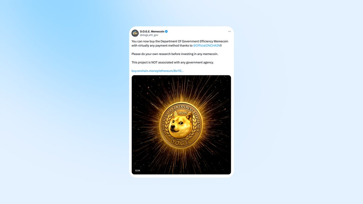 OfficialONCHAIN's tweet image. Appreciate the love from across the ecosystem 🙏

Seeing projects use ONCHAIN® to bring confidence and simplicity to on-chain buying never gets old.

@doge_eth_gov @RecTimeOficial @InterLinkAll