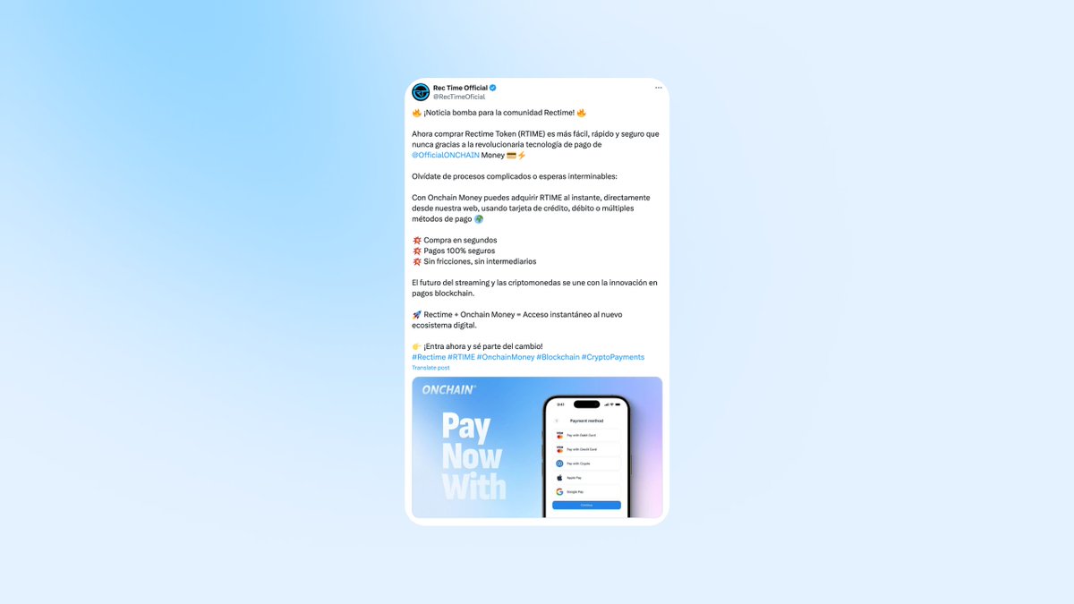 OfficialONCHAIN's tweet image. Appreciate the love from across the ecosystem 🙏

Seeing projects use ONCHAIN® to bring confidence and simplicity to on-chain buying never gets old.

@doge_eth_gov @RecTimeOficial @InterLinkAll