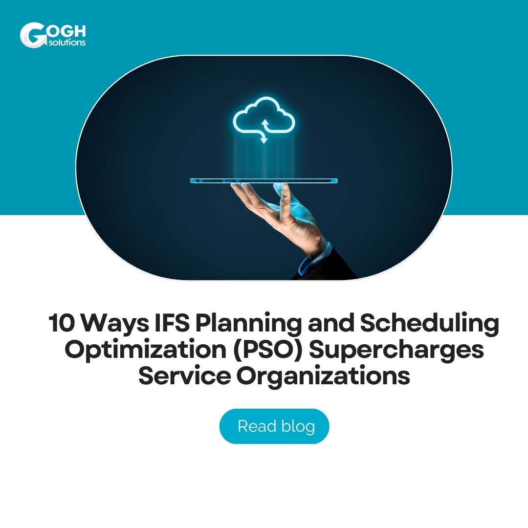 goghsolutions's tweet image. 10 Ways IFS Planning and Scheduling Optimization (PSO) Supercharges Service Organizations: zurl.co/I9in1 

#IFS #GoghSolutions #ServiceManagement